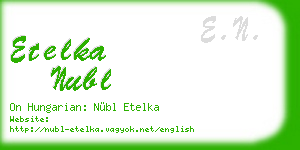 etelka nubl business card
